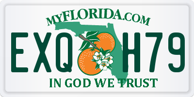 FL license plate EXQH79