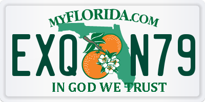 FL license plate EXQN79