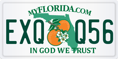 FL license plate EXQQ56