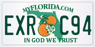 FL license plate EXRC94