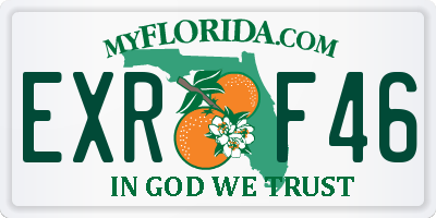 FL license plate EXRF46