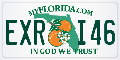 FL license plate EXRI46