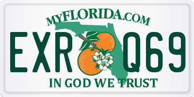 FL license plate EXRQ69