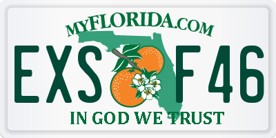 FL license plate EXSF46