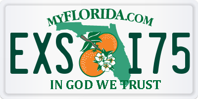 FL license plate EXSI75