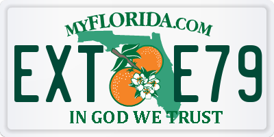FL license plate EXTE79