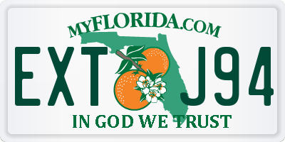 FL license plate EXTJ94