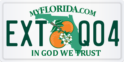FL license plate EXTQ04