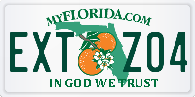 FL license plate EXTZ04