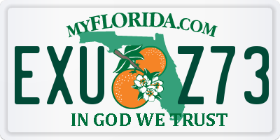 FL license plate EXUZ73
