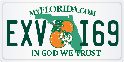 FL license plate EXVI69