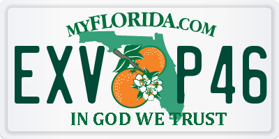 FL license plate EXVP46