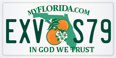 FL license plate EXVS79