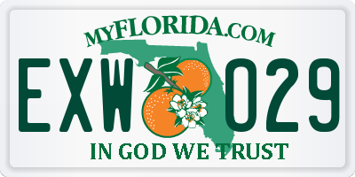 FL license plate EXWO29
