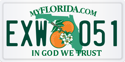 FL license plate EXWO51