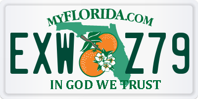 FL license plate EXWZ79