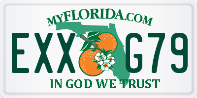 FL license plate EXXG79