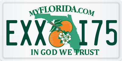 FL license plate EXXI75