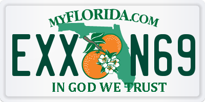 FL license plate EXXN69