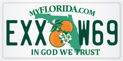 FL license plate EXXW69