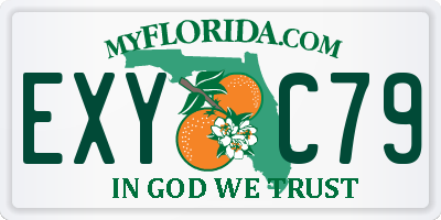 FL license plate EXYC79