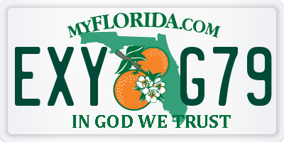 FL license plate EXYG79