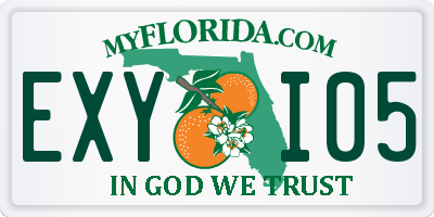 FL license plate EXYI05