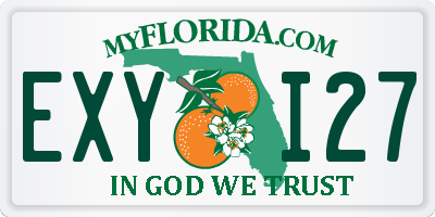 FL license plate EXYI27