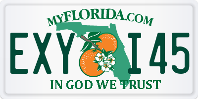 FL license plate EXYI45