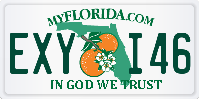 FL license plate EXYI46