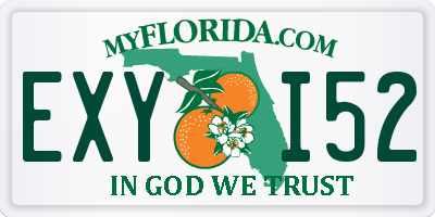 FL license plate EXYI52