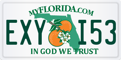 FL license plate EXYI53