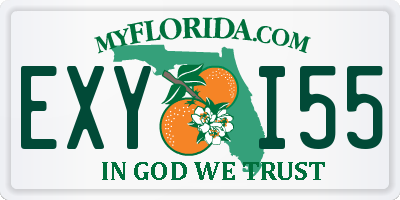 FL license plate EXYI55