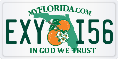 FL license plate EXYI56