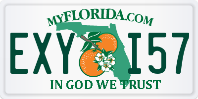 FL license plate EXYI57