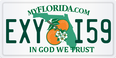 FL license plate EXYI59