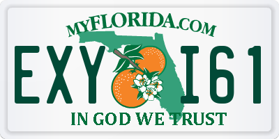 FL license plate EXYI61