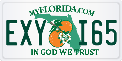 FL license plate EXYI65