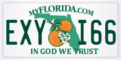 FL license plate EXYI66