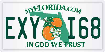 FL license plate EXYI68