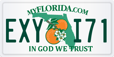 FL license plate EXYI71