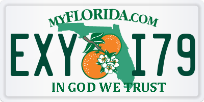 FL license plate EXYI79