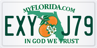 FL license plate EXYJ79