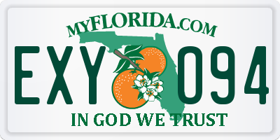 FL license plate EXYO94