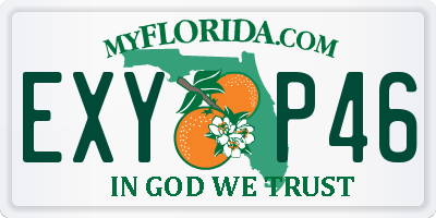 FL license plate EXYP46