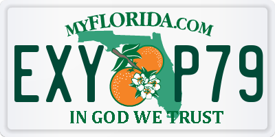 FL license plate EXYP79