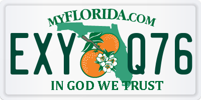 FL license plate EXYQ76