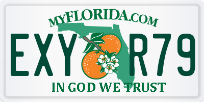 FL license plate EXYR79