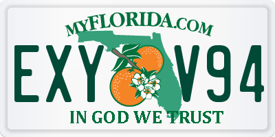 FL license plate EXYV94