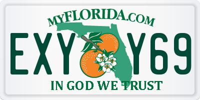 FL license plate EXYY69